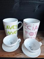 Riviera Maison theeset mokken theezakjes houder, Huis en Inrichting, Keuken | Servies, Ophalen of Verzenden, Overige stijlen, Kop(pen) en/of Schotel(s)