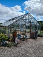 Charmante oude kweekkas met stalen frame en glas, Tuin en Terras, Staal, Gebruikt, Kweekkas, Ophalen of Verzenden