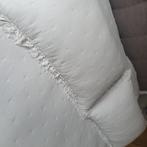 Sprei Lichtbeige met Volantrand H&M met kussenhoes en kussen, Huis en Inrichting, Ophalen, Overige kleuren, Overige typen, Tweepersoons
