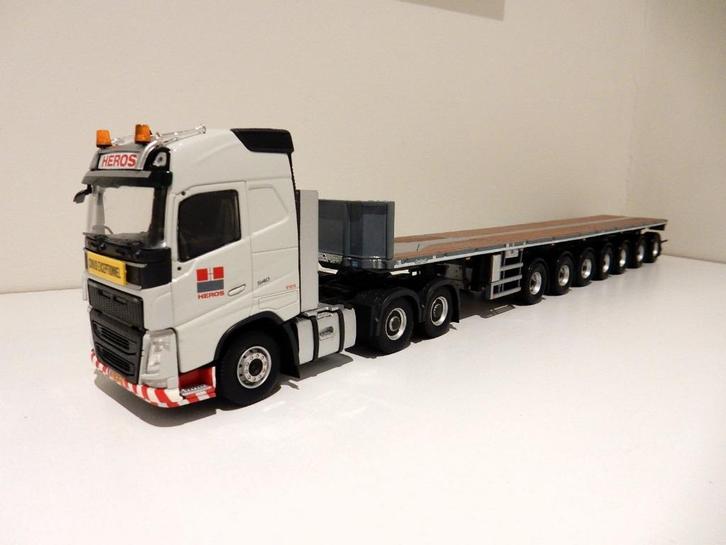IMC 33-0053 Volvo FH04 6x4 + Nooteboom ballasttrailer Heros, Hobby en Vrije tijd, Modelauto's | 1:50, Nieuw, Bus of Vrachtwagen