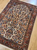 Vintage handgeknoopt perzisch tapijt sarough 154x109, Huis en Inrichting, Info@SlatsAntiek.nl, 100 tot 150 cm, Perzisch, Ophalen of Verzenden