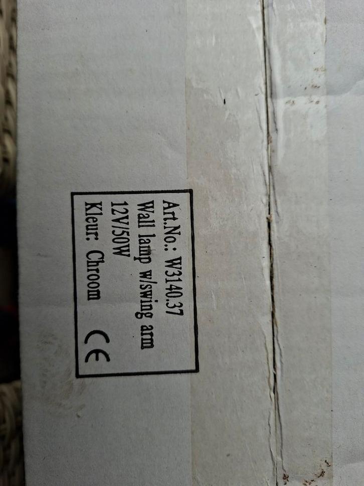 2 Chrome Wandspots - Nieuw in Doos!, Huis en Inrichting, Lampen | Wandlampen, Nieuw, Metaal, Ophalen