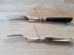 Vintage Franse vleesvorken, Antiek en Kunst, Antiek | Bestek, Ophalen of Verzenden
