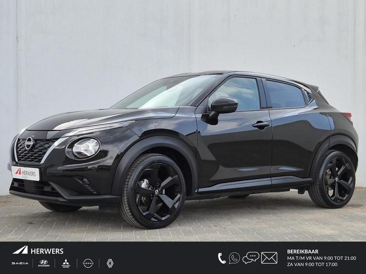 Nissan Juke 1.6 Hybrid Tekna Automaat / Navigatie via Apple, Auto's, Nissan, Bedrijf, Te koop, Juke, 360° camera, ABS, Adaptive Cruise Control
