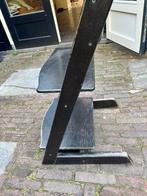 Gebruikte zwarte kinderstoel trip trap trip trapp, Kinderen en Baby's, Kinderstoelen, Ophalen, Gebruikt, Meegroeistoel