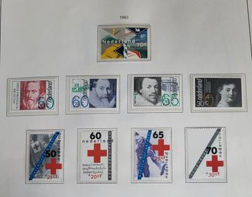 Nederlandse Postzegels 1983 - Rode Kruis & Bekende Figuren beschikbaar voor biedingen