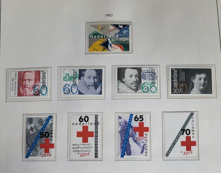 Nederlandse Postzegels 1983 - Rode Kruis & Bekende Figuren, Postzegels en Munten, Postzegels | Nederland, Postfris, Na 1940, Ophalen of Verzenden