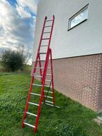 Altrex 3 x 9  zo goed als nieuw, Doe-het-zelf en Verbouw, Ladders en Trappen, Ophalen, Zo goed als nieuw, 4 meter of meer