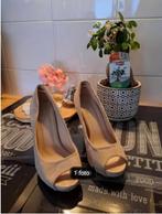 Zgan Beige open pumps, Pumps, Beige, Zo goed als nieuw, Pearla