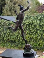 Bronzen beeld Mercurius 79 h. Midden vorige eeuw €300., Antiek en Kunst, Ophalen of Verzenden