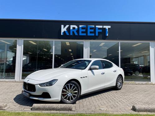 Maserati Ghibli 3.0 S Q4 411 PK | Leder (bj 2015, automaat), Auto's, Maserati, Bedrijf, Te koop, Ghibli, 4x4, ABS, Achteruitrijcamera