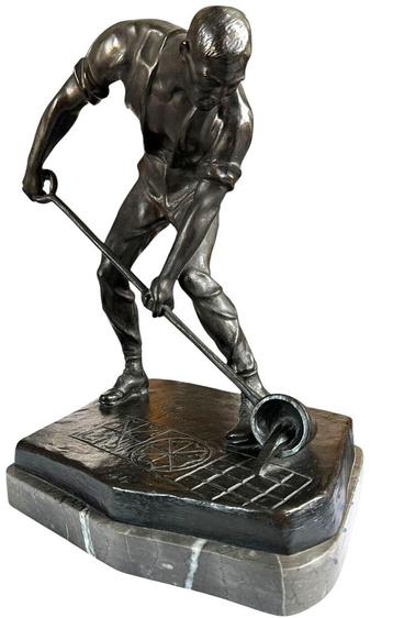==BRONS==Hermann Nolte 1873-1935 ==arbeider== beschikbaar voor biedingen