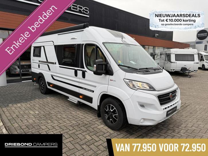 Adria Twin 640 SL Axess 9-Traps Automaat Enkele Bedden Nieuw, Caravans en Kamperen, Campers, Bedrijf, tot en met 3, Buscamper of Camperbus