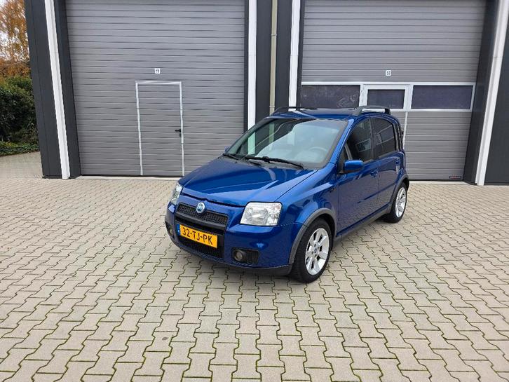 Fiat Panda 1.4 16V 100HP 2006 Blauw NAP + Nieuwe Distributie, Auto's, Fiat, Bedrijf, Panda, ABS, Airconditioning, Android Auto
