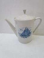koffiepot theepot blauw wit porselein maritiem / zeilschip, Ophalen, Overige typen, Zo goed als nieuw, Overige stijlen