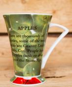 Porseleinen mok 'Apples', Chelsea Collection, Ophalen, Zo goed als nieuw, Overige stijlen, Kop(pen) en/of Schotel(s)