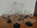 Art deco glazen set, Verzamelen, Glas en Borrelglaasjes, Ophalen of Verzenden, Zo goed als nieuw, Overige typen