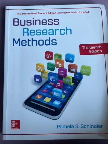 Business Research Methods - Schindler beschikbaar voor biedingen