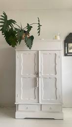 Mat witte tv kast met opbergruimte, Ophalen, Gebruikt