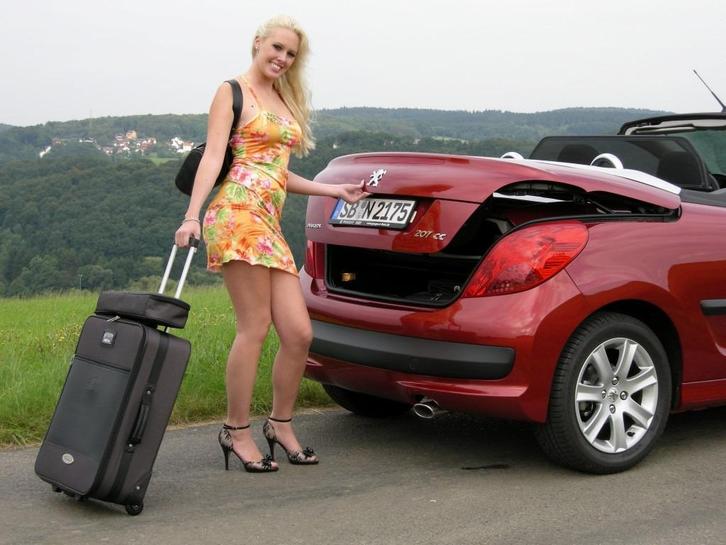 Roadsterbag kofferset/koffer Peugeot 207CC, Auto diversen, Auto-accessoires, Nieuw, Verzenden