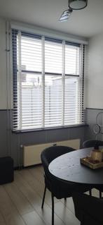 XL Houten witte jaloezie met witte band., Ophalen, Zo goed als nieuw, 150 tot 200 cm