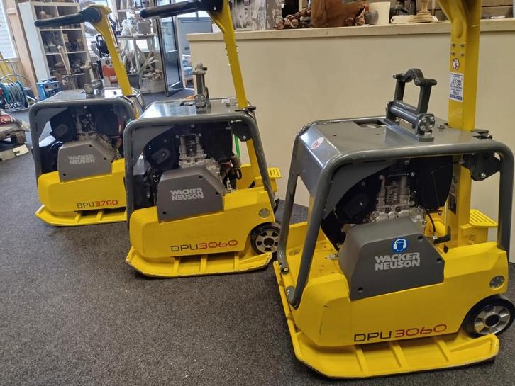 Wacker trilplaten te koop DPU 3060 / 3760, Tuin en Terras, Hand-tuingereedschap, Gebruikt, Ophalen