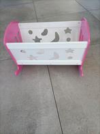 Houten (schommel)bedje voor een pop. Inclusief beddengoed, Kinderen en Baby's, Ophalen of Verzenden, Zo goed als nieuw, Overige typen