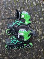 Skeelers groen maat 35-38, Sport en Fitness, Skeelers, Overige merken, Inline skates 4 wielen, Gebruikt, Ophalen