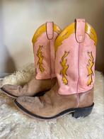 Bootstock laarzen cowboylaarzen met roze 39, Hoge laarzen, Ophalen of Verzenden, Zo goed als nieuw, Roze