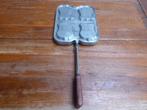 Vintage aluminium tosti ijzer 4 tostis, Arbor