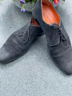 Santoni suede schoenen maat 43, Ophalen of Verzenden, Zo goed als nieuw, Blauw