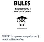 BIJLES * let op weer wat plekjes vrij vanaf half november, Bijles