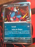 Pokémon kaart - Destined Rivals - Team Rocket's Sneasel rare, Ophalen of Verzenden, Nieuw, Losse kaart, Foil