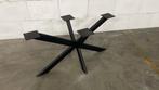 Metalen Matrix middenpoot tafelonderstel kruispoot ovalepijp, Ophalen of Verzenden, Zo goed als nieuw