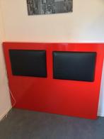 Achterwand bed met side table. In Coca Cola rood, Ophalen, Gebruikt, 25 tot 50 cm, Minder dan 150 cm