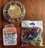 Gekleurde pailletjes, decoratie om kaarten te maken; goud, Hobby en Vrije tijd, Kaarten | Zelf maken, Ophalen of Verzenden, Nieuw