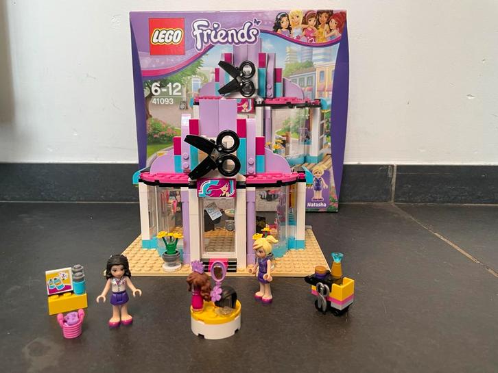 Lego Friends Heartlake kapsalon 41093 - Compleet met doos, Kinderen en Baby's, Speelgoed | Duplo en Lego, Zo goed als nieuw, Lego