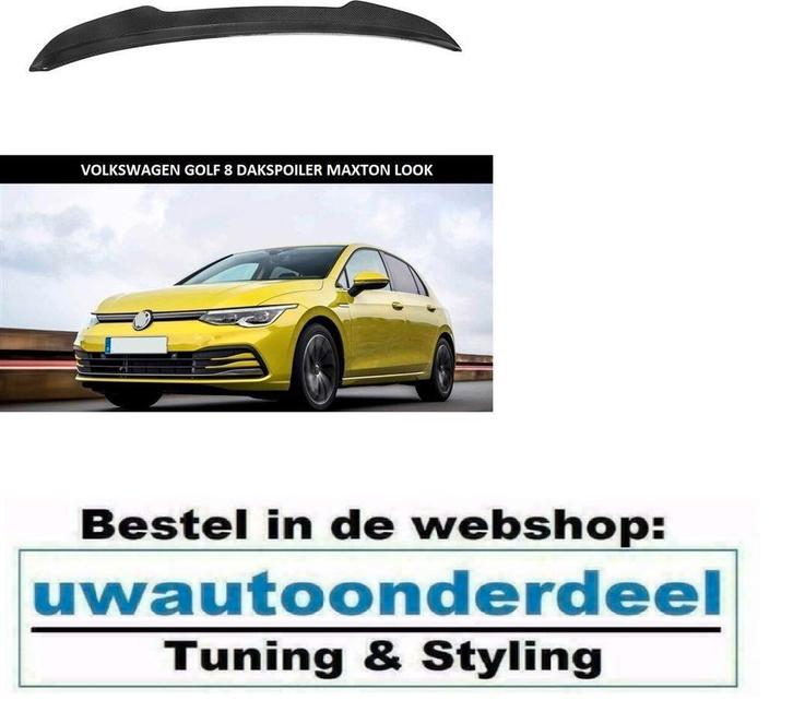 Dakspoiler Dak Spoiler Hoogglans Zwart Geschikt Voor Vw Golf, Auto diversen, Tuning en Styling, Ophalen of Verzenden