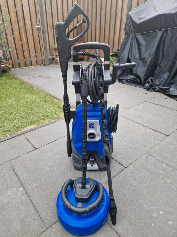 LUX hogedrukreiniger 130 bar +terrasreiniger/vuilfrees, Tuin en Terras, Hogedrukreinigers, Zo goed als nieuw, Elektrisch, Met autostop en -start