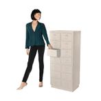 SHOWROOM Vintage Ladekast Retro Apotheek Refurbished Wit, Info@dehanzeherten.nl, De Hanze Herten BV, 5 laden of meer, 100 tot 150 cm