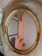 Oude spiegel met goud en decoraties jugendstil, Antiek en Kunst, Ophalen
