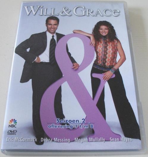Dvd *** WILL & GRACE *** Seizoen 2: Aflevering 1 - 8, Cd's en Dvd's, Dvd's | Tv en Series, Zo goed als nieuw, Komedie, Vanaf 12 jaar