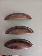 3 antieke handgreepjes, Ophalen of Verzenden