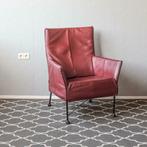 4x Montis Charly baksteen rood leder - zwart onderstel, Niet ingevuld, Niet ingevuld, Leer, Ophalen of Verzenden