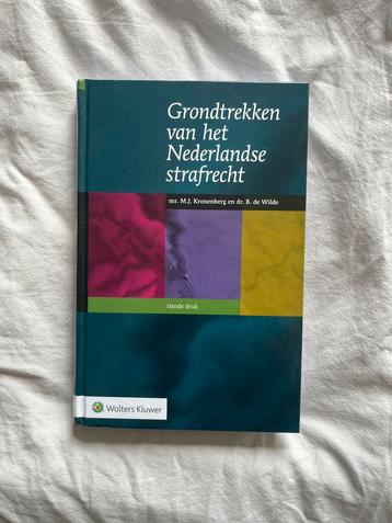 Grondtrekken van het Nederlands strafrecht - tiende editie beschikbaar voor biedingen