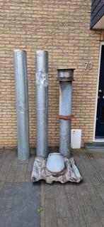 Metaloterm Dubbelwandige Schoorsteen + Vonkenkorf & Dakstuk, Doe-het-zelf en Verbouw, Overige Doe-het-zelf en Verbouw, Ophalen