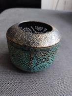 Oosterse Kandelaar / Waxinelichthouder, Huis en Inrichting, Woonaccessoires | Kandelaars en Kaarsen, Gebruikt, Bruin, Ophalen of Verzenden