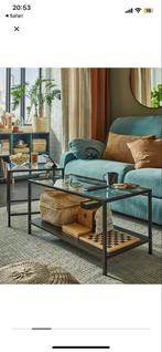 Ikea Salontafel met Glas, Huis en Inrichting, Tafels | Salontafels, Ophalen, 100 tot 150 cm, 50 tot 100 cm, Minder dan 50 cm