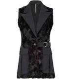 ZiP73 gilet met bont, Ophalen of Verzenden, Zo goed als nieuw, Zwart