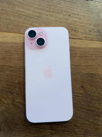 Iphone 15 roze 128 gb batterij 83% beschikbaar voor biedingen